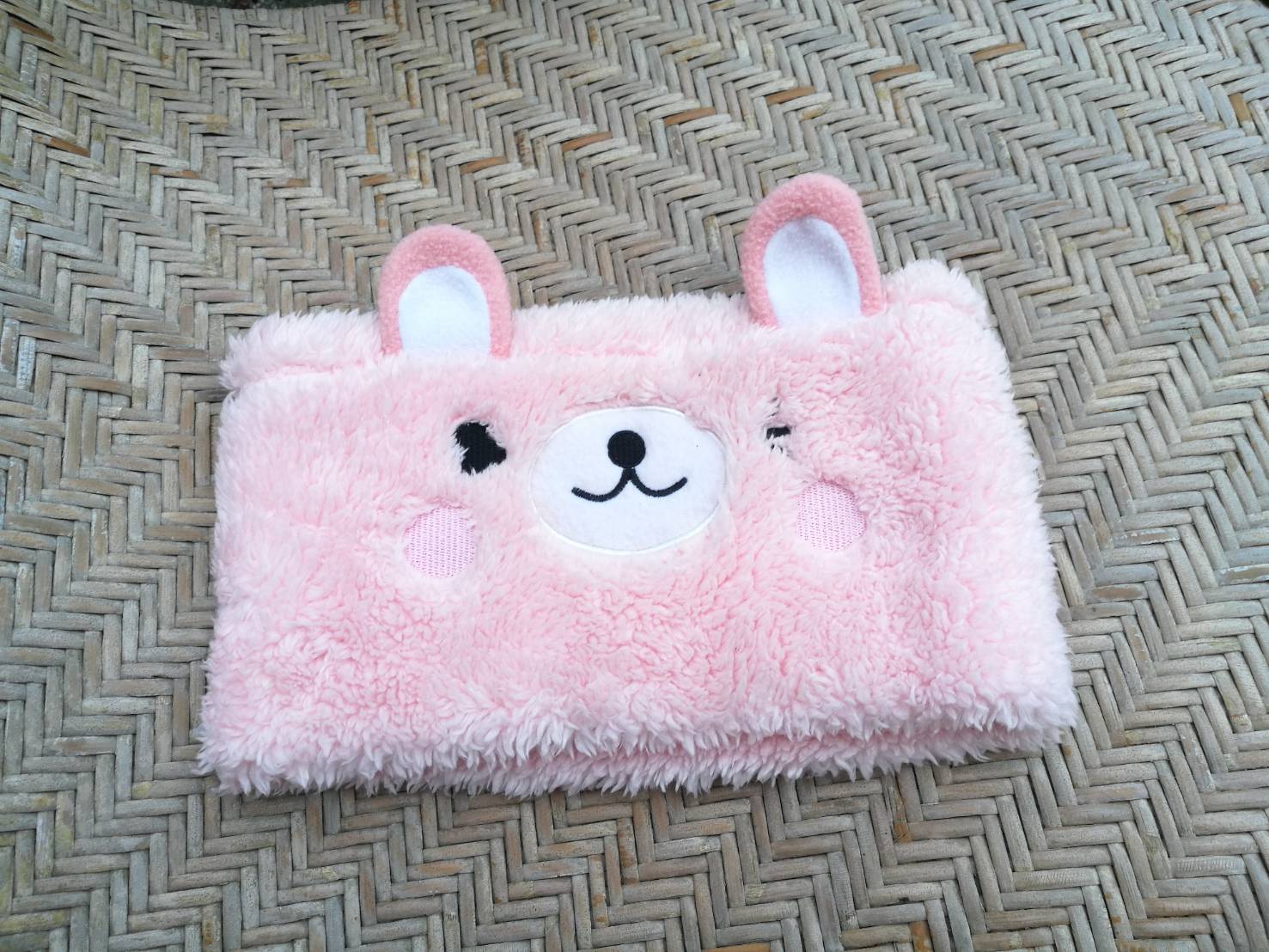 ปลอกคอกันหนาว ผ้าขนหมีสุดนุ่ม อุ่นมาก