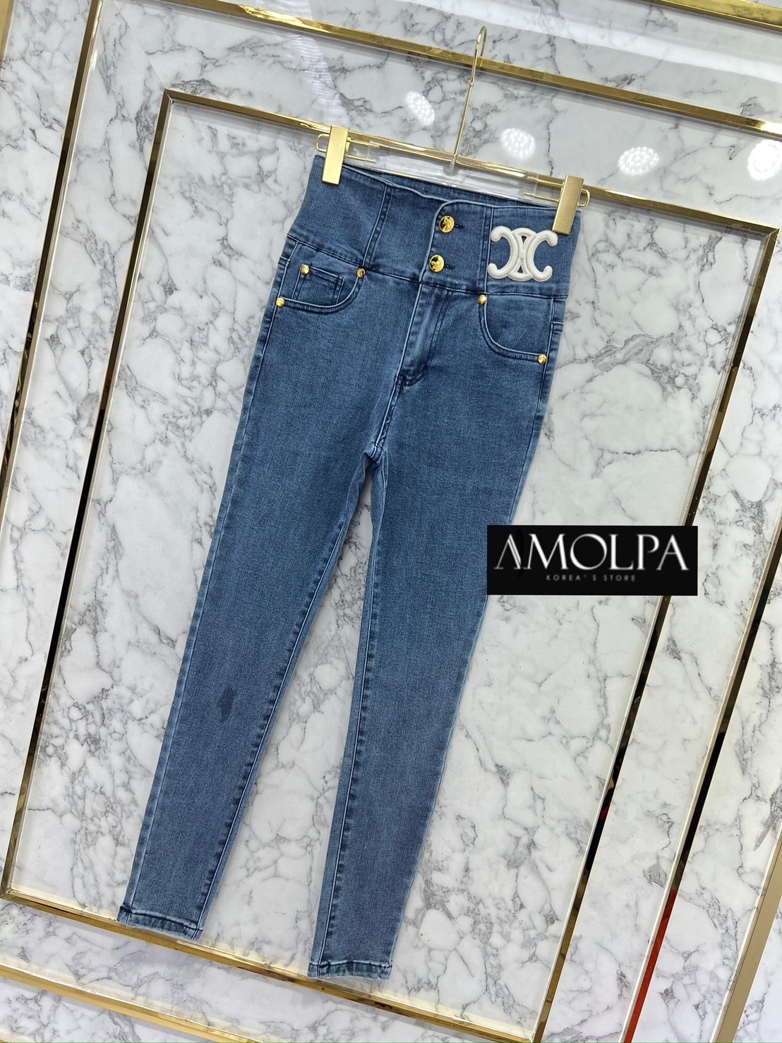 กางเกงยีนส์ยืดขายาว CELINE DENIM งาน hiend งานสวยยยยสุดๆค้า รุ่นนี้ไฮเอนชนช๊อป ขึ้นห้างเลยน๊า จัดเลย งาน ใส่สบายสุดๆห้ามพลาดเลยจ้า ใส่สบาย : สินค้าคุณภาพ (พร้อมส่ง)