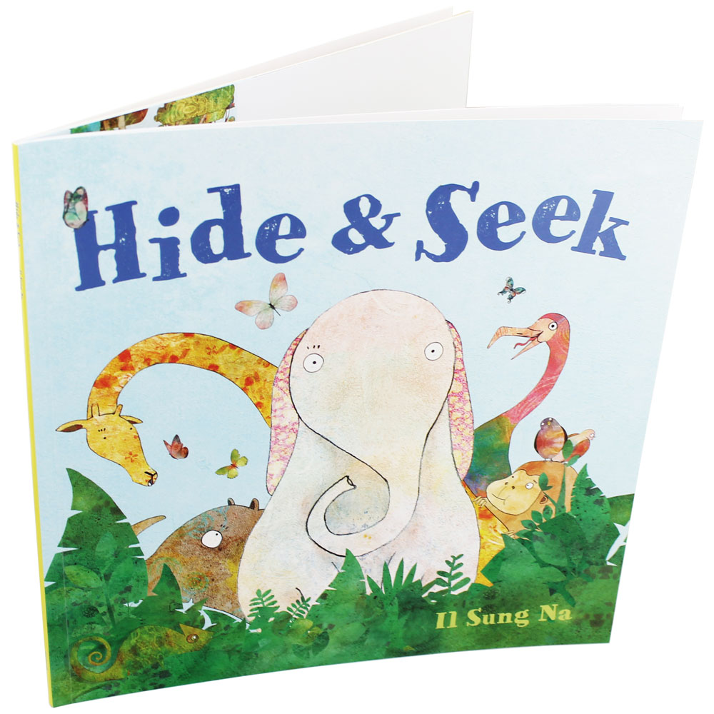 Hide and Seek ซ่อนและหา นิทานภาพเล่มโต หนังสือภาษาอังกฤษเด็ก บ้านหนังสือทีเคบุ๊คส์ T.K.Bookstore
