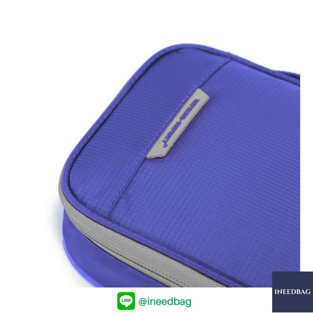 ฺBagsmart กระเป๋าจัดระเบียบอิเล็กทรอนิกส์ กระเป๋าใส่สายชาร์จ กระเป๋าใส่ฮาร์ดดิสก์ กระเป๋าใส่อุปกรณ์ไอที มีสองชั้น ช่องเยอะพิเศษ มีหูหิ้วพกพาสะดวก (น้ำเงิน)