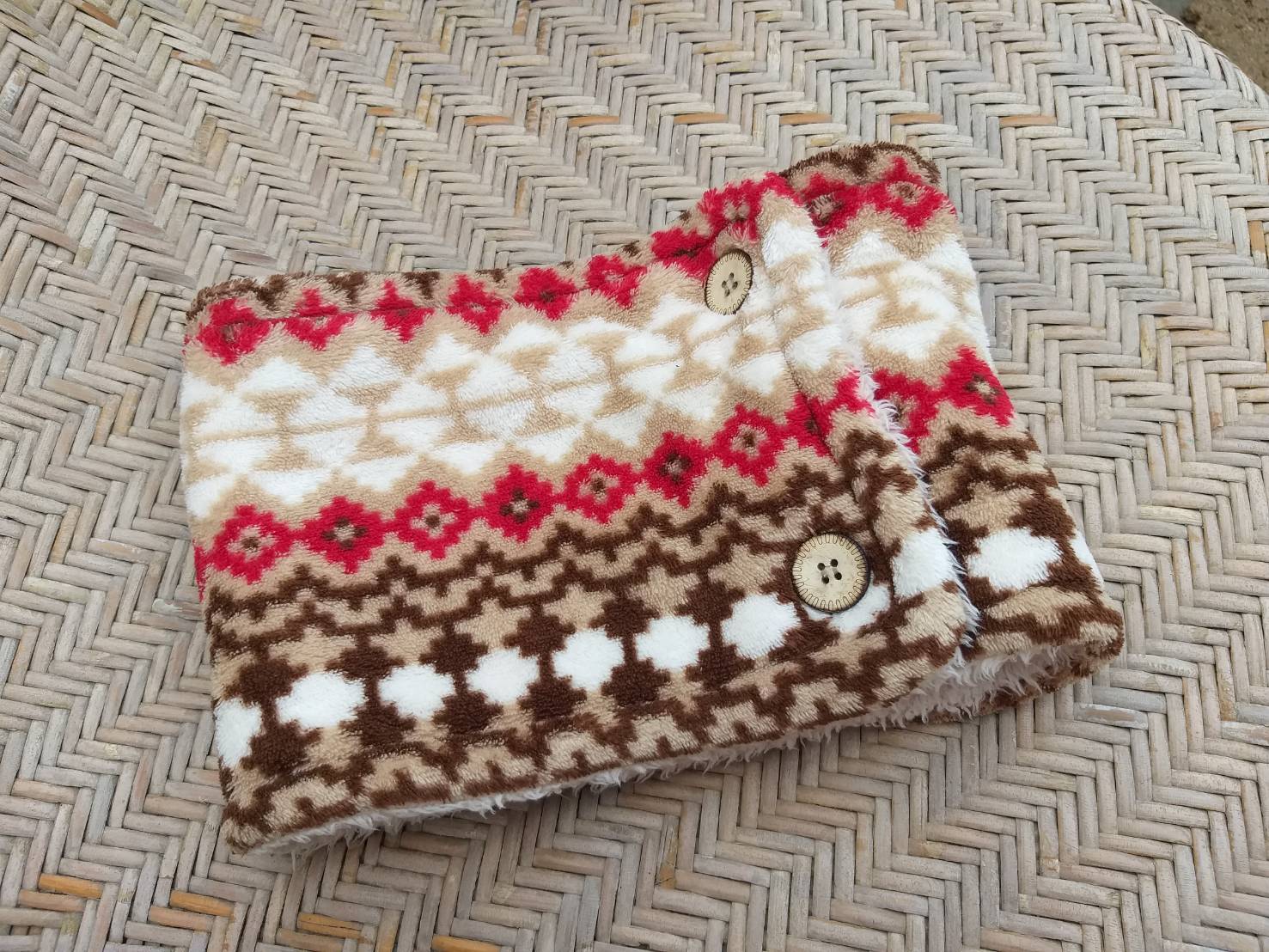 ปลอกคอกันหนาว Neck warmer ผ้าขนหนานุ่ม อุ่นมาก