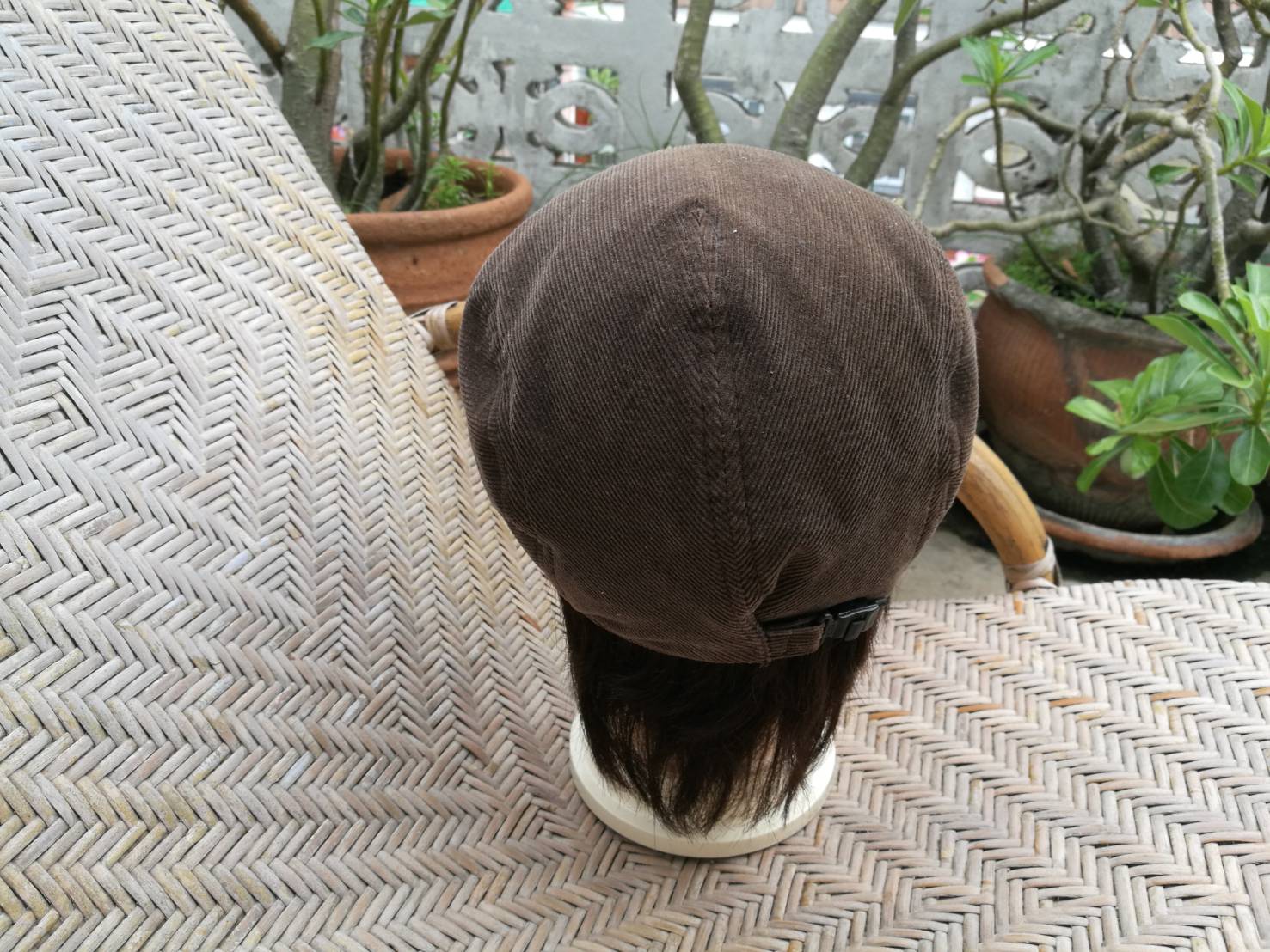 หมวก flat cap หมวกติงลี่ ผ้าลูกฟูก หล่อมากใบนี้