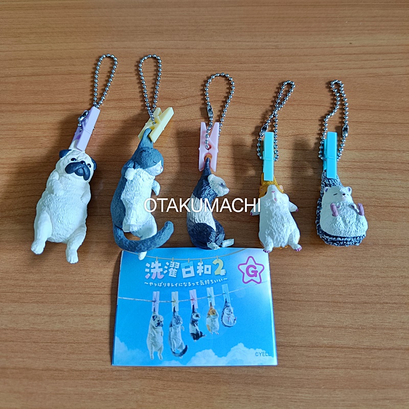 กาชาปองฟิกเกอร์สัตว์ Laundry Day 2 ~It feels good to get your clothes clean~