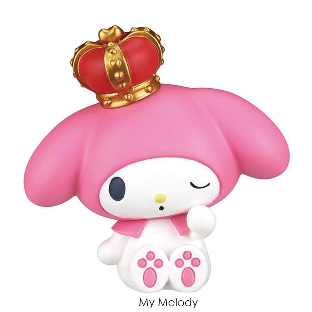 กาชาปอง Shoulder Zun Fig. My Melody & Kuromi Anniversary Collection