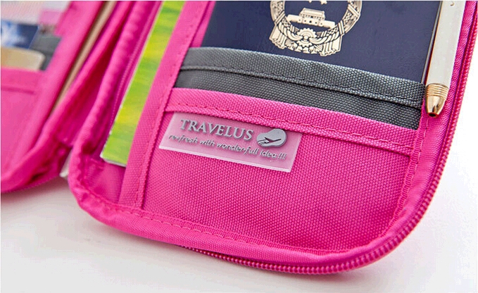 กระเป๋าใส่พาสปอร์ต กระเป๋าใส่หนังสือเดินทาง อเนกประสงค์ มีสายคล้องมือ ใส่เอกสารได้เยอะ พกพาสะดวก กันน้ำ คุณภาพดี