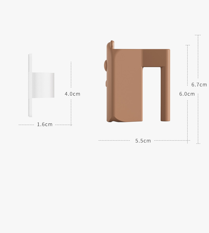 ที่กันประตูปิด ที่กั๊นประตู ป้องกันเด็ก รุ่นแขวนที่บานพับ พร้อมที่แขวนเก็บ