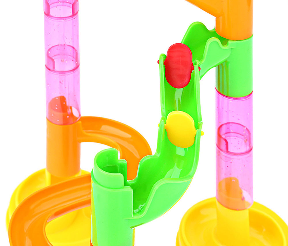 ของเล่นตัวต่อรางสไลเดอร์ลูกแก้ว Marble Run 105 ชิ้น