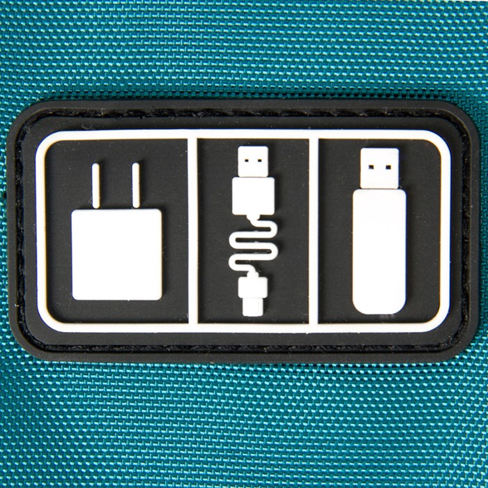 ฺBagsmart กระเป๋าจัดระเบียบอิเล็กทรอนิกส์ กระเป๋าใส่สายชาร์จ กระเป๋าใส่ฮาร์ดดิสก์ กระเป๋าใส่อุปกรณ์ไอที มีช่องใส่ SIM, SD CARD (Lake Blue)