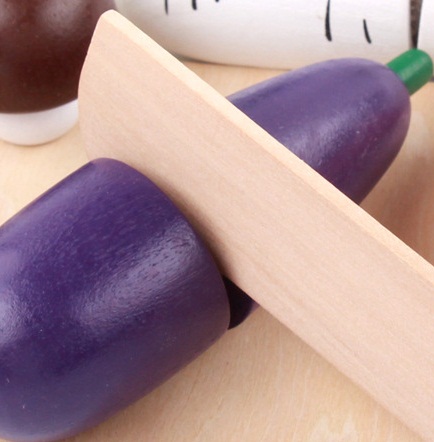 ของเล่นไม้ ชุดหั่นผักและผลไม้ ของเล่นทำอาหาร สำหรับแม่ครัวตัวน้อย (รุ่น Original)