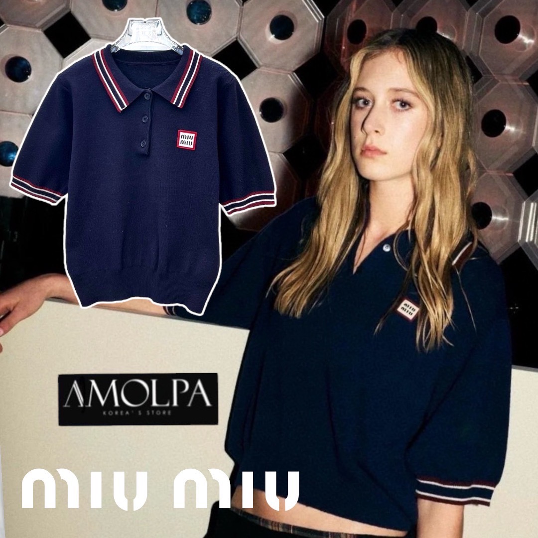 เสื้อไหมพรม MIU MIU KNITT เนื้อผ้าดีม๊ากกกก ผ้าใส่สบายมากกกก ห้ามพลาดเลยนะคะ ใส่สบายสุดๆ ใส่สบาย : สินค้าคุณภาพ (พร้อมส่ง)