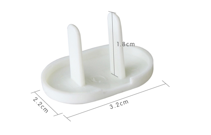 ที่อุดรูปลั๊กไฟ กันไฟดูดเด็ก ที่ปิดปลั๊กไฟ 2 รูขา NanaBaby Electric Shock Safety Socket Protective Cover