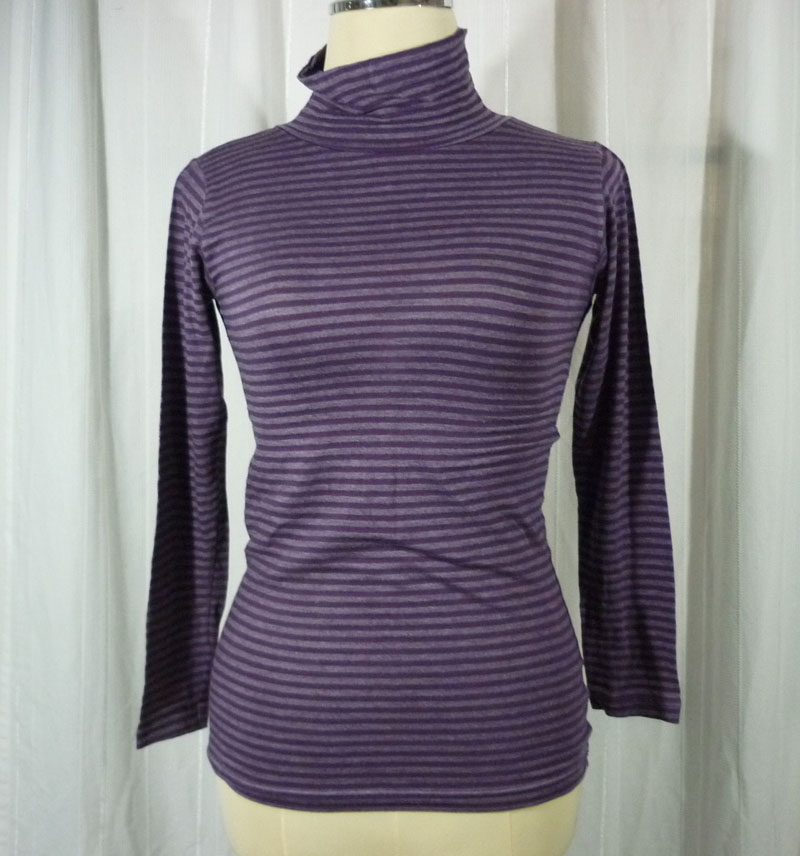เสื้อฮีทเทคเด็ก ลายม่วงเทา Hotcott Sz 140