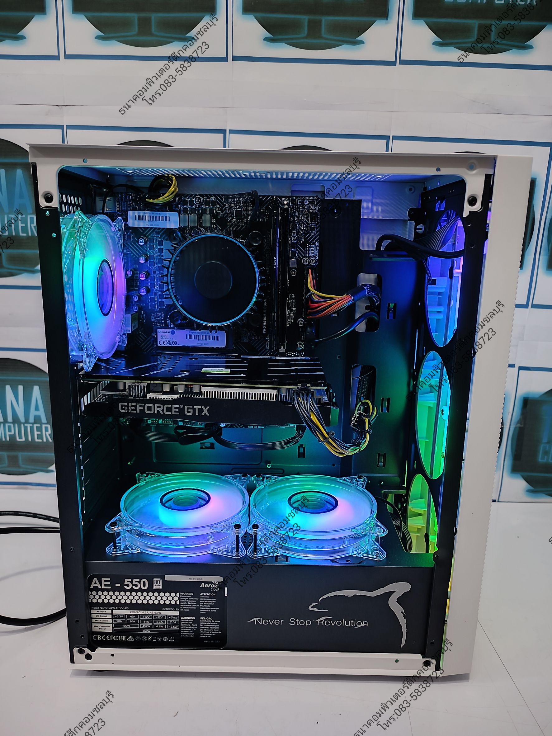 (17,900)คอมประกอบตั้งโต๊ะ สเปคดี I3Gen12 Ram16GB SSD512GB GTX1660S