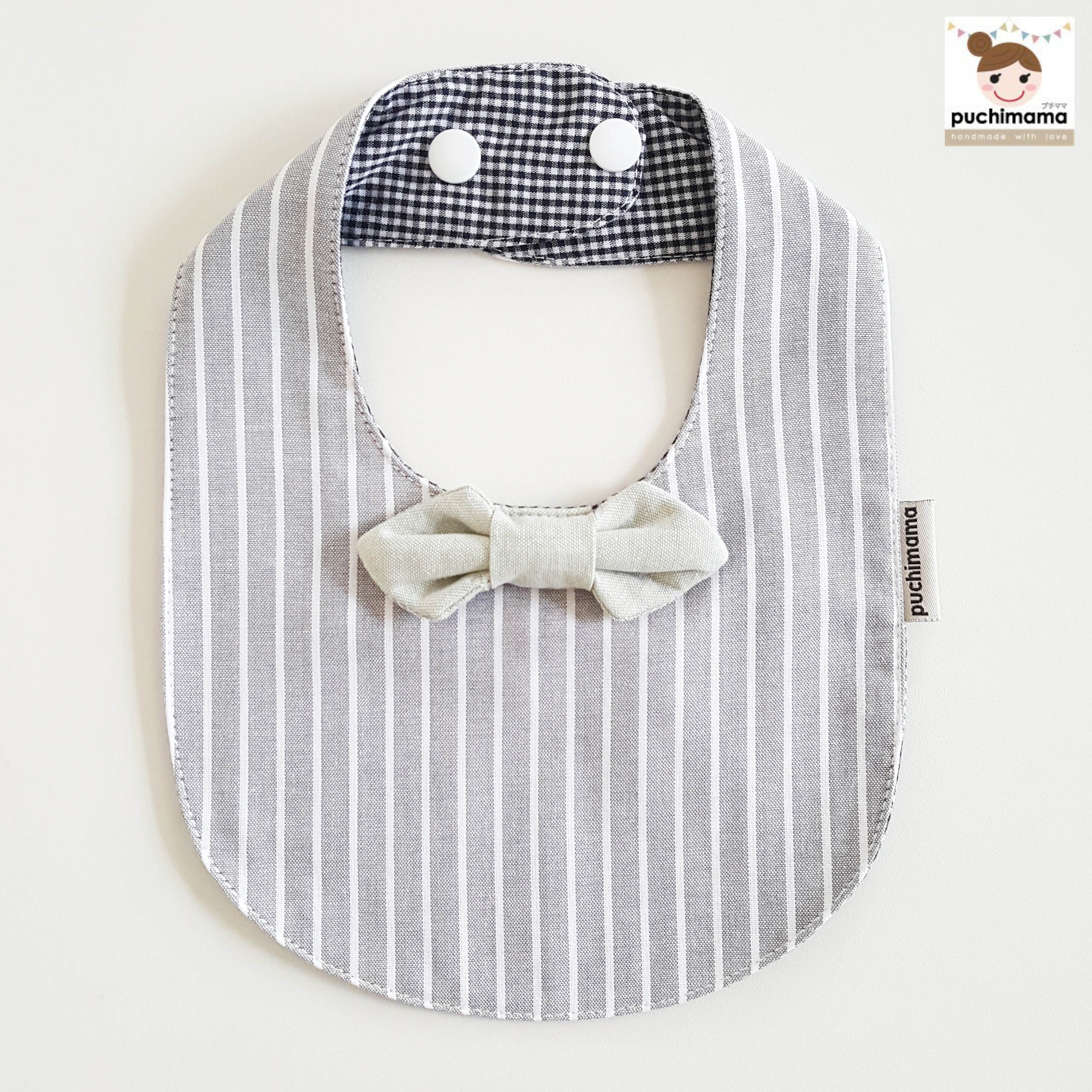 Puchimama "Bow Tie" Bib