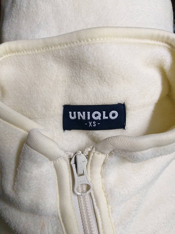 แจ็คเก็ตผ้าฟลีซหนา Uniqlo ไซด์ S อก40