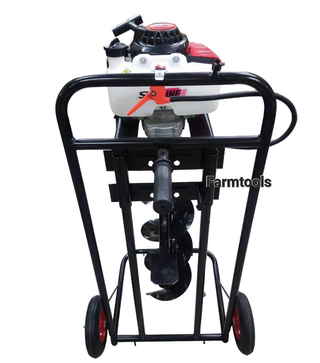 เครื่องขุดดิน พร้อมโครง รุ่น63CC +ดอก8นิ้วรุ่นหัวนำเจาะใหญ่ไม่หักง่าย สินค้าพร้อมส่งในไทย มีหน้าร้าน ส่งฟรี