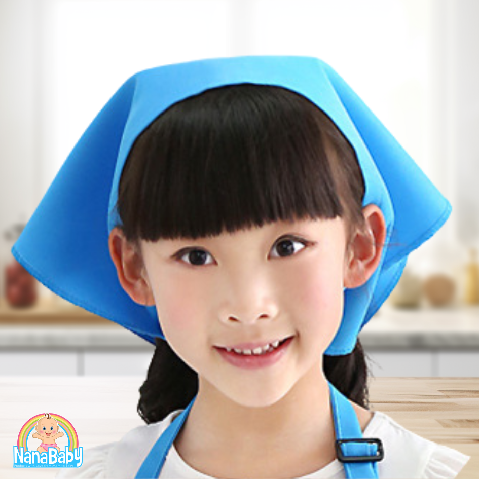 NanaBaby หมวกเชฟเด็ก หมวกกุ๊กเด็ก หมวกทำอาหารเด็ก หมวกทำครัวเด็ก ชาย/หญิง