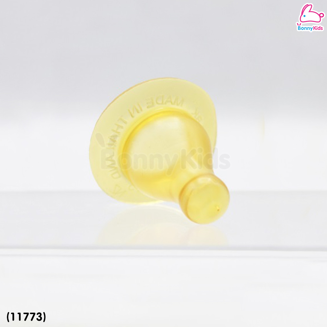 (11773) NUEBABE จุกนมยางธรรมชาติ ไซส์L สำหรับเด็ก 6 เดือนขึ้นไป (แพ็ค3ชิ้น)