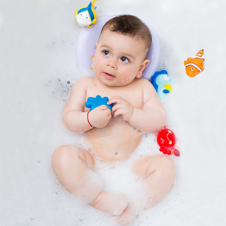 ของเล่นลอยน้ำ ชุดตุ๊กตาพ่นน้ำ บีบมือ ผองเพื่อนสัตว์ 5 ตัว FunnyZoo ของเล่นอาบน้ำสนุก