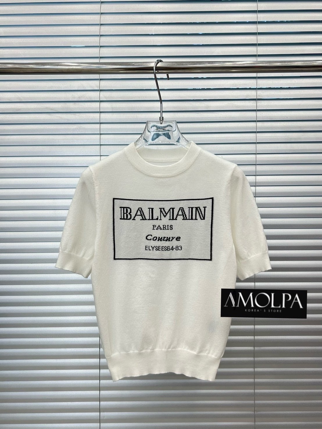 เสื้อไหมพรมแขนสั้น BM KNIT งาน 1 : 1 เนื้อผ้าดีม๊าก ผ้าใส่สบายมาก ห้ามพลาด ใส่สบายสุดๆ : สินค้าคุณภาพ (พร้อมส่ง)