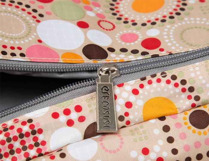 Ecosusi กระเป๋าคุณแม่ กระเป๋าสัมภาระคุณแม่ กระเป๋าแม่ลูกอ่อน แขวนรถเข็นเด็กได้ หิ้ว สะพายไหล่ได้ (Pink)