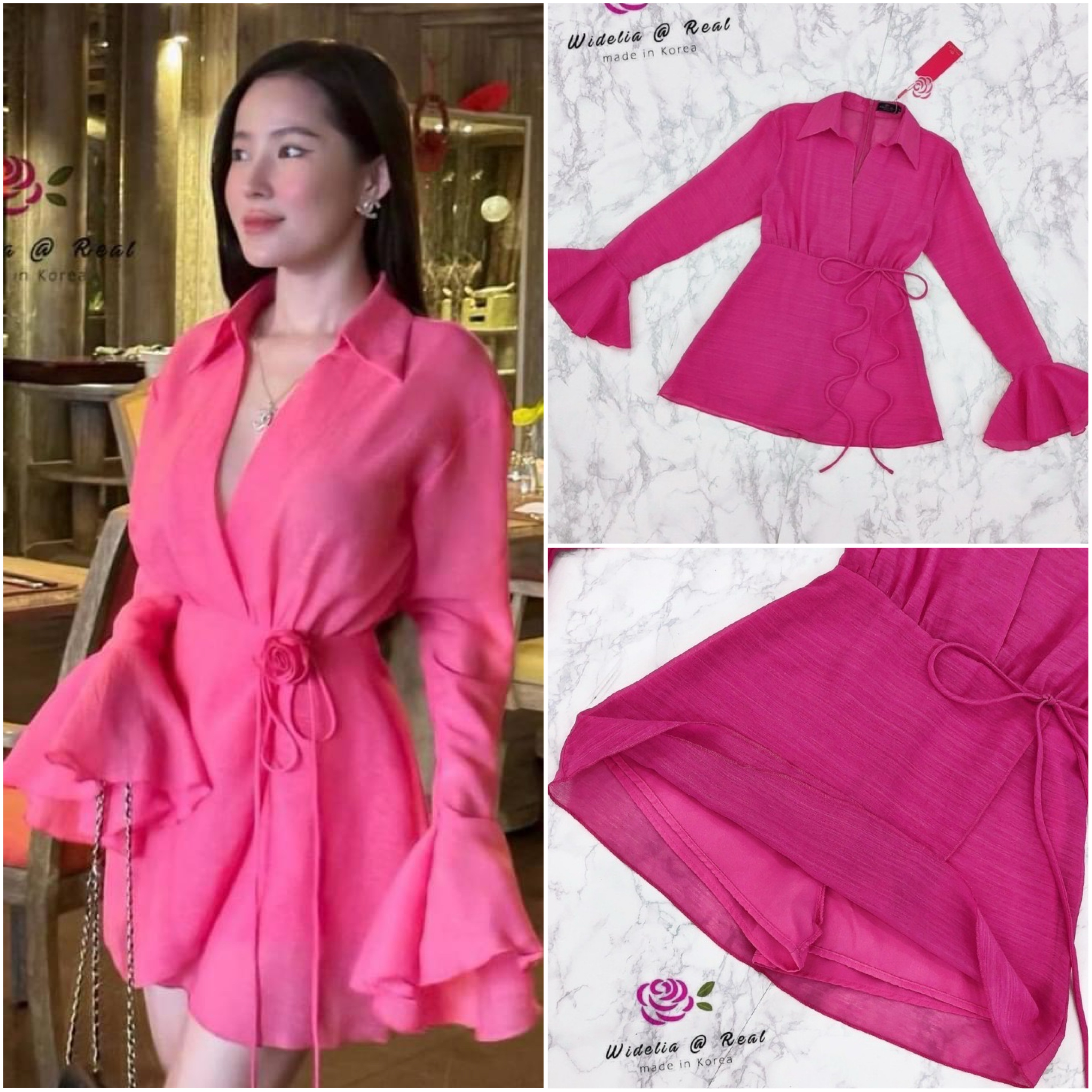 จั้มสูทสั้นตัวสวยทรงดี รุ่นนี้น่ารักมากๆ ดีเทลเก๋ด้วยผ้าเนื้อสวยมี Texture ลายดอกกุหลาบสวยทั้งตัว ใส่สบาย สินค้าคุณภาพ (พร้อมส่ง)