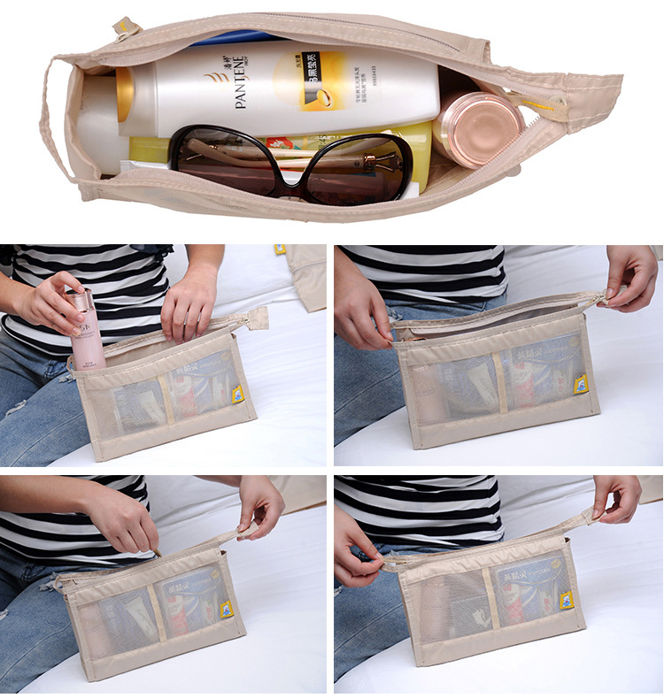 กระเป๋าจัดระเบียบเดินทาง กระเป๋าจัดระเบียบเสื้อผ้า 7 ใบ เย็บอย่างดี จัดกระเป๋าเดินทาง ท่องเที่ยว ใส่เสื้อผ้า ชุดชั้นใน อุปกรณ์ห้องน้ำ กางเกงใน รองเท้า เครื่องสำอาง อุปกรณ์ไอที