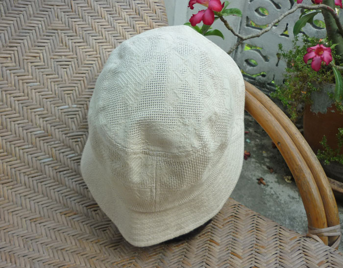 หมวกปีกกว้างผ้าลายฉลุ สวยมาก