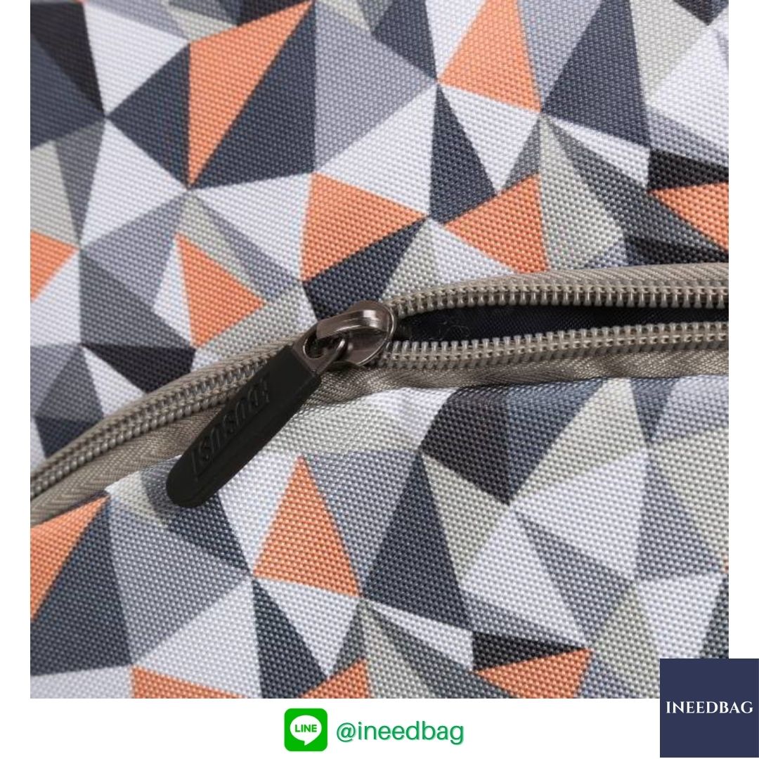 Ecosusi กระเป๋าคุณแม่ กระเป๋าสัมภาระคุณแม่ กระเป๋าแม่ลูกอ่อน แบบเป้ มาพร้อมแผ่นรองเปลี่ยนผ้าอ้อม, สายคล้องรถเข็น, ช่องเก็บความร้อน-เย็น, ช่องเก็บทิชชู่เปียก (Light Orange)