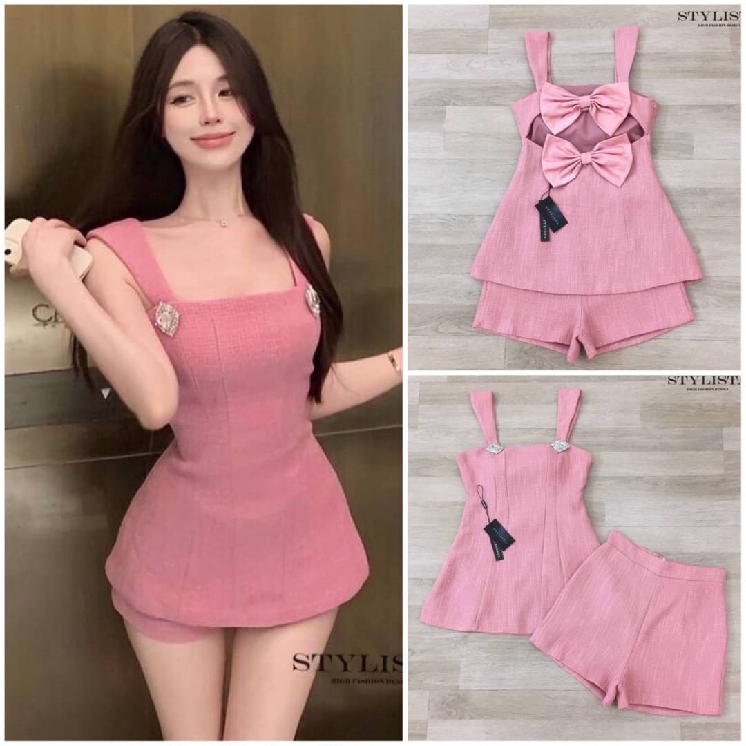 เซตเสื้อสายเดี่ยว มาพร้อมกางเกงขาสั้นเข้าชุด ใส่สวยดูดี ใส่ได้หลายโอกาส สินค้าคุณภาพ (พร้อมส่ง)