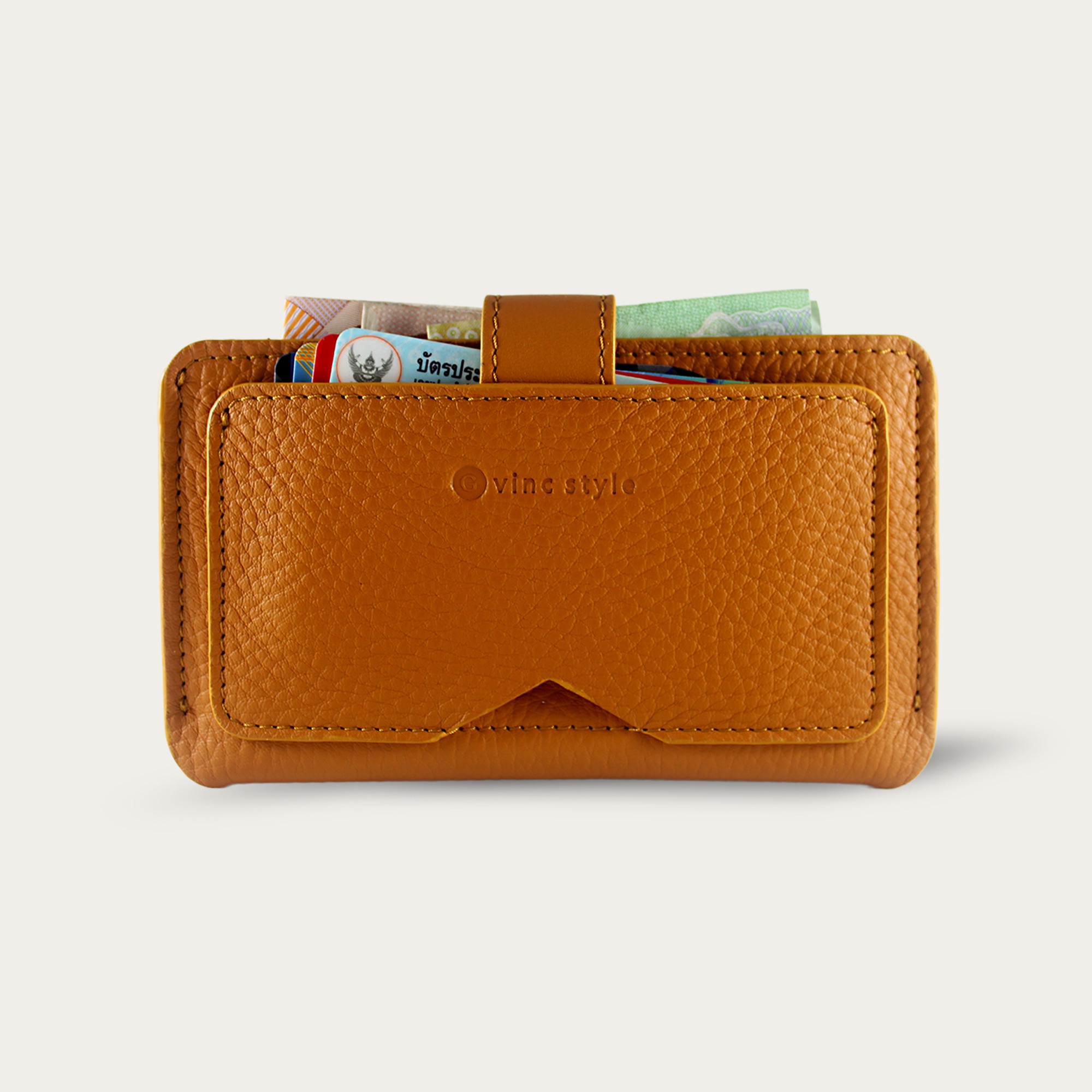 กระเป๋าสตางค์ กระเป๋าใส่บัตร หนังแท้ รุ่น Vega Wallet Card Case