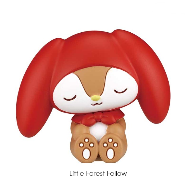 กาชาปอง Shoulder Zun Fig. My Melody & Kuromi Anniversary Collection