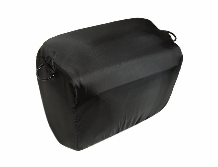 กระเป๋าใส่กล้องถ่ายรูป SLR/DSLR ขนาดกะทัดรัด พร้อมผ้าคลุมกันฝนหรือสิ่งสกปรก (สี Heather Red) (BAGSMART Compact Camera Shoulder Bag for SLR/DSLR with Waterproof Rain Cover)