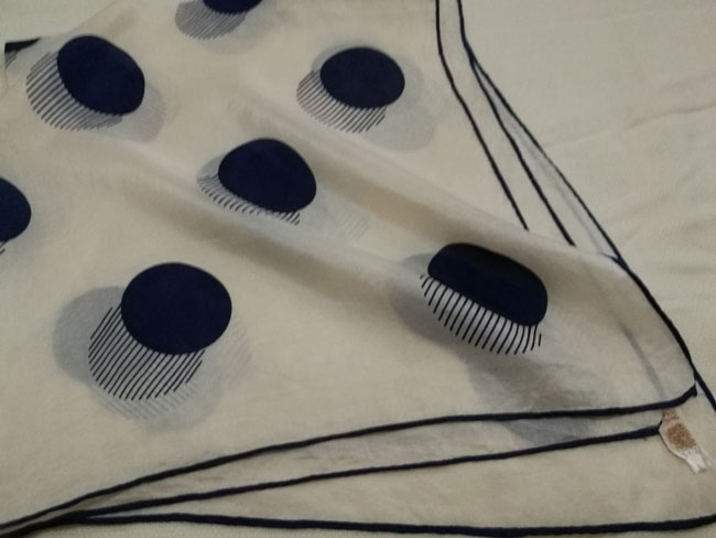 ผ้าผูกผม ผูกคลุมไหล่ 100% silk