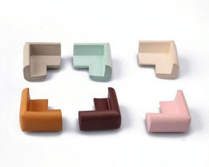 [แพค 4] กันกระแทกมุม กันกระแทกเด็ก แบบหนานุ่ม ตัว L พร้อมเทปกาวสองหน้า!!