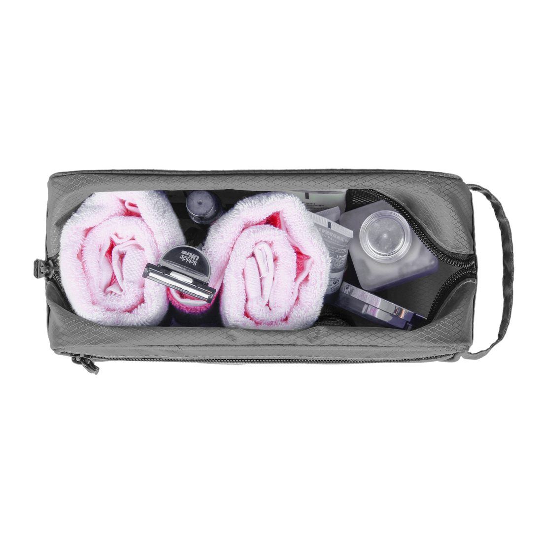 Bagsmart กระเป๋าจัดระเบียบเดินทาง 4 ใบ กันน้ำ พกพาสะดวก ใส่เสื้อผ้า, อุปกรณ์ไอที, อุปกรณ์น้ำ และรองเท้า (Grey)