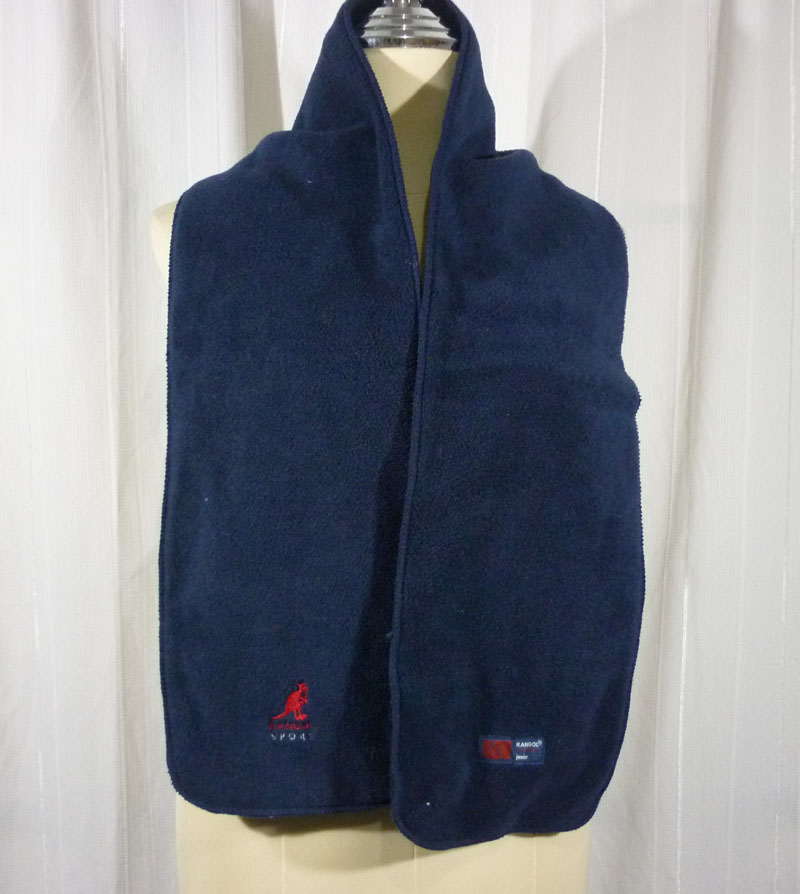 ผ้าพันคอผ้าฟลีซอย่างหนา KANGOL SPORT อุ่นติดลบ