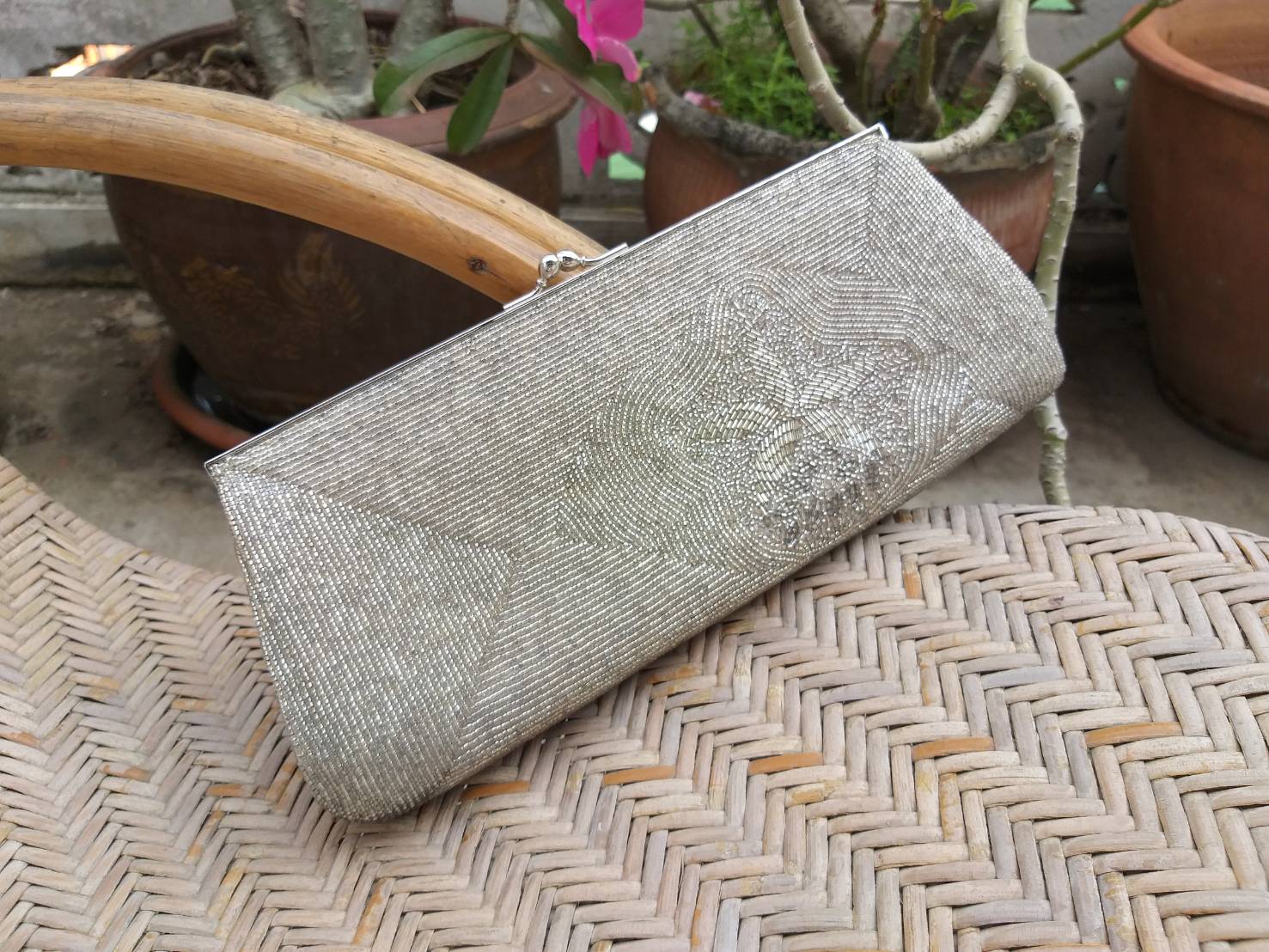 กระเป๋าหรูออกงาน ปักเลื่อมทั้งใบ สวยมากกกก