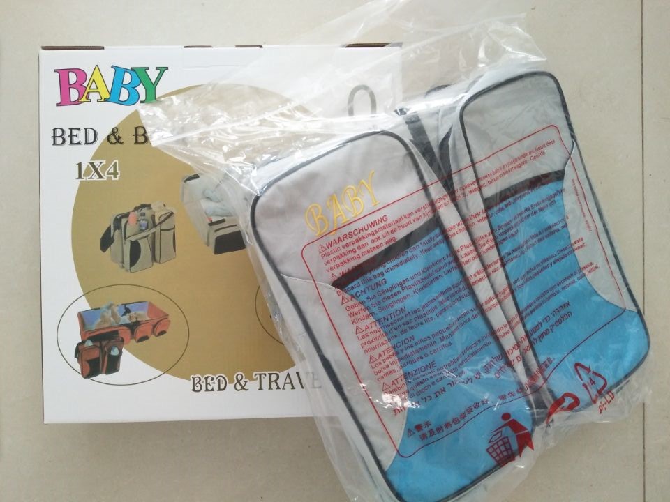 กระเป๋าคุณแม่ กางเป็นที่นอนทารกพกพาได้ 3 in 1 Baby Travel Bed and Bag