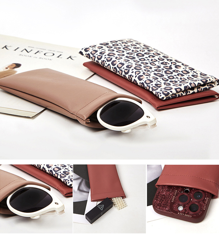 MOKHA ซองแว่นตา ซองหนัง ซองใส่แว่น Leather Glasses Case