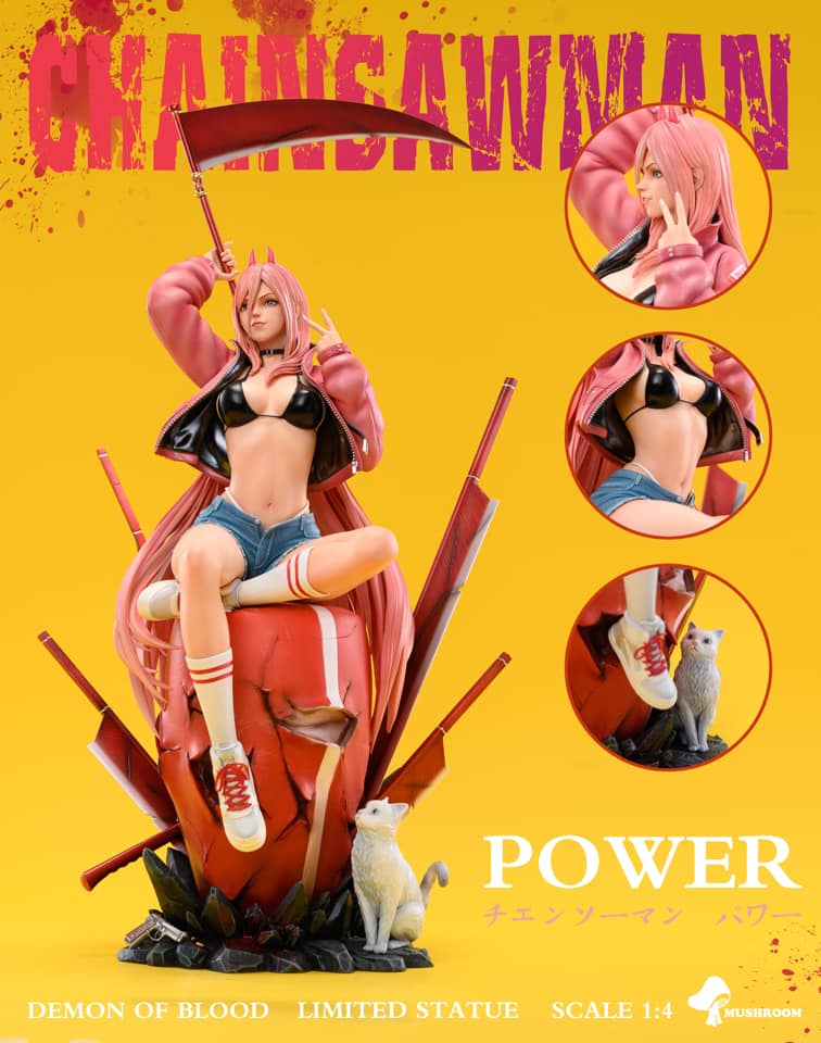 [เปิดจอง] Mushroom Studio Power - Chainsaw Man DX Ver. งานcustom ราคา 18500-19,500 บาท