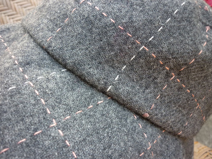 หมวกปีกกว้างผ้าทอ Afternoon Tea