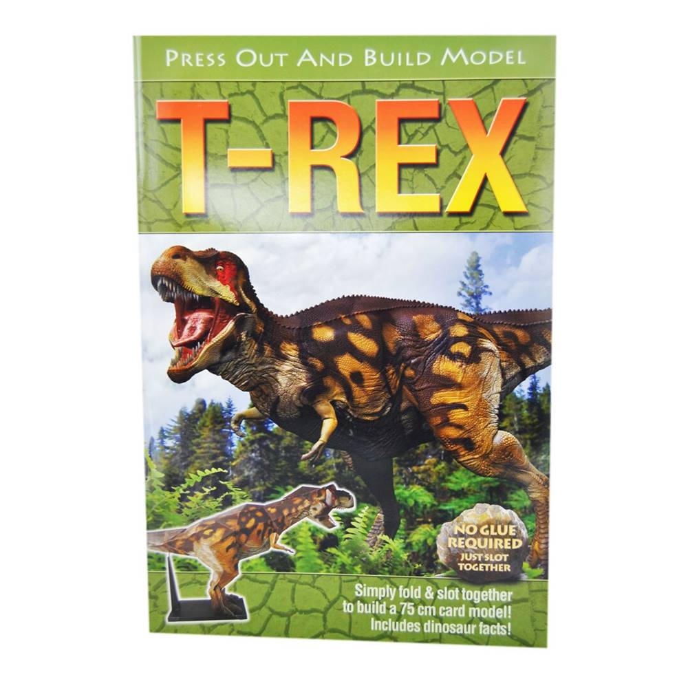 Top That : Press Out and Build Model : Tyrannosaurus Rex T-Rex โมเดลกระดาษไดโนเสาร์ ทีเรกซ์ : Giant Activity Book