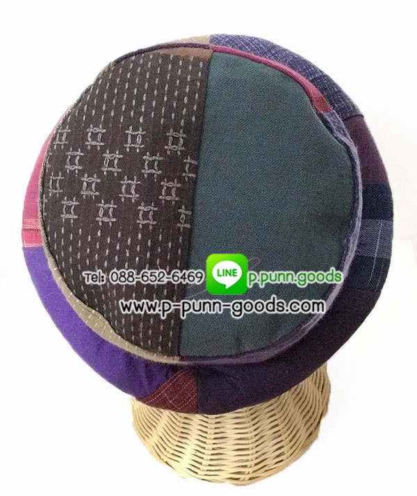 หมวกผ้าฝ้าย หมวกขอบม้วน หมวกทรงชาลี