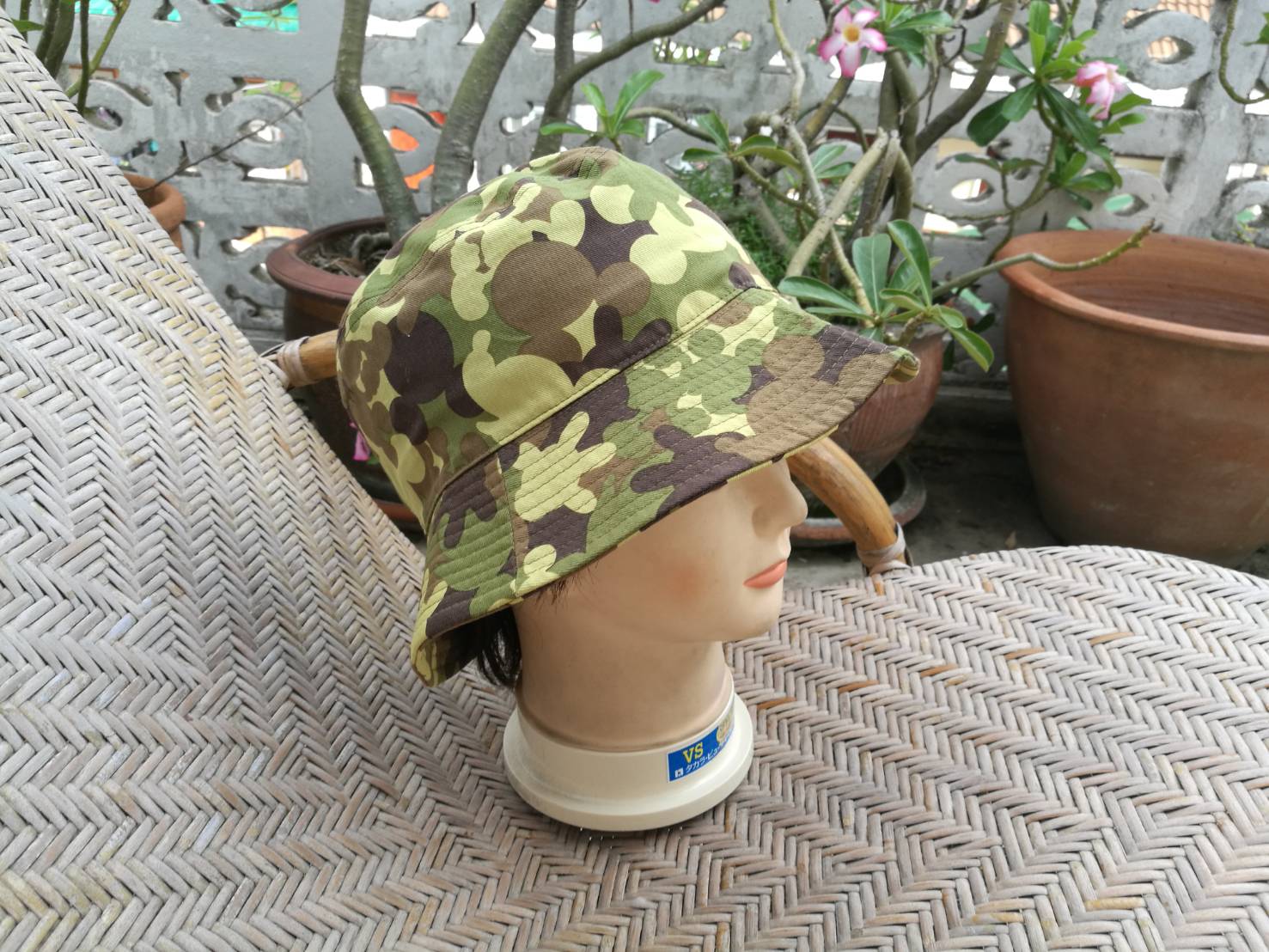 หมวกบักเก็ตลายพราง MickeyMouse ลิขสิทธิ์แท้ (ของใหม่)