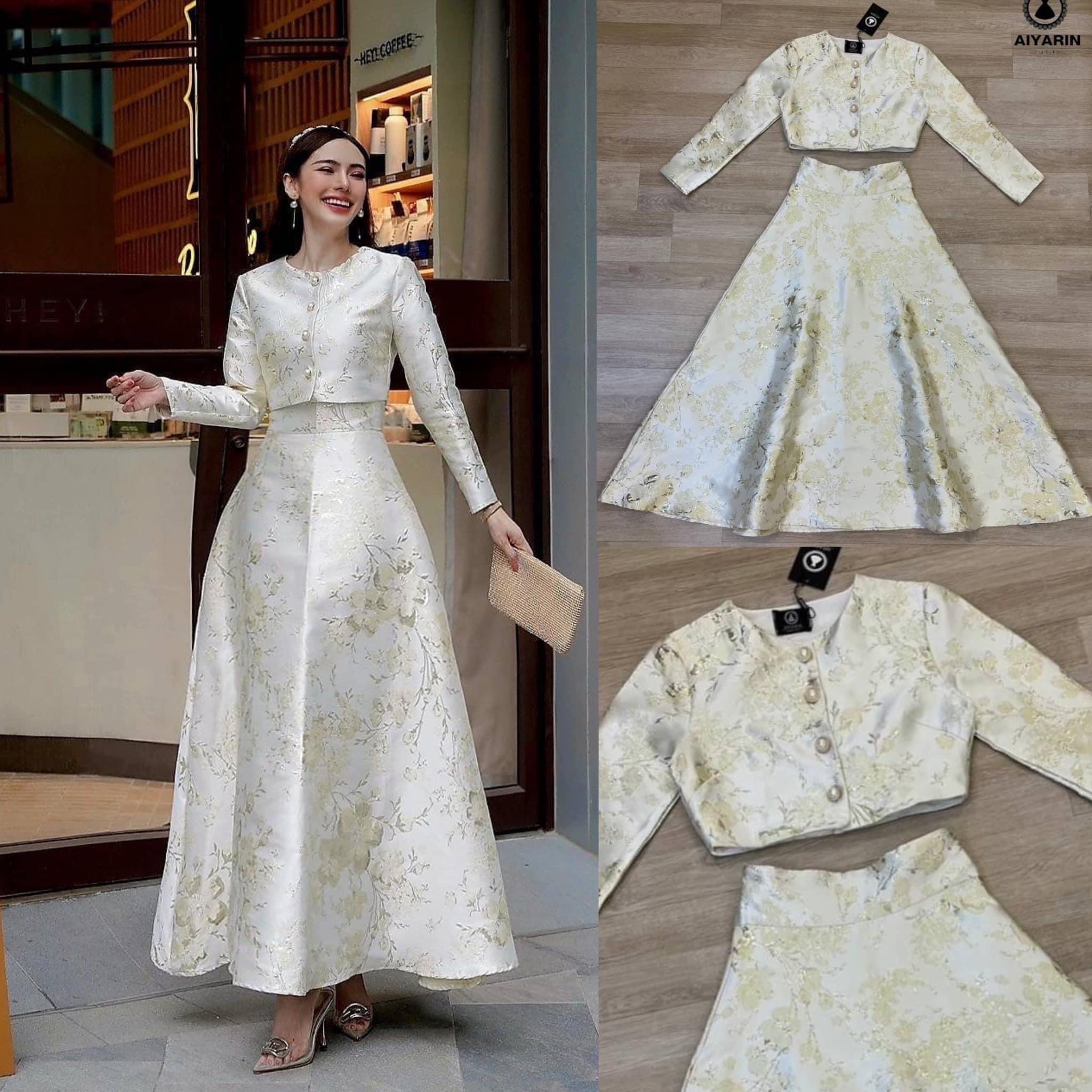 set เสื้อผ้าทอ+กระโปรงผ้าทอ ทรงสวย ใส่สบาย สินค้าคุณภาพ (พร้อมส่ง)