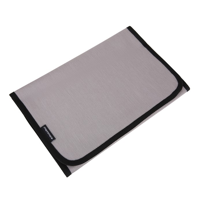 mommore กระเป๋าคุณแม่ กระเป๋าสัมภาระคุณแม่ กระเป๋าแม่ลูกอ่อน กันน้ำ พร้อมแผ่นรองเปลี่ยนผ้าอ้อม จุมาก น้ำหนักเบา เหมาะสำหรับเดินทาง (Grey)