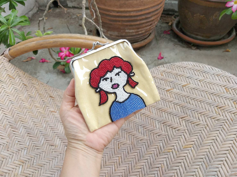 กระเป๋าใส่เหรียญ ใส่ของจุกจิก elissa bloom (ของใหม่)