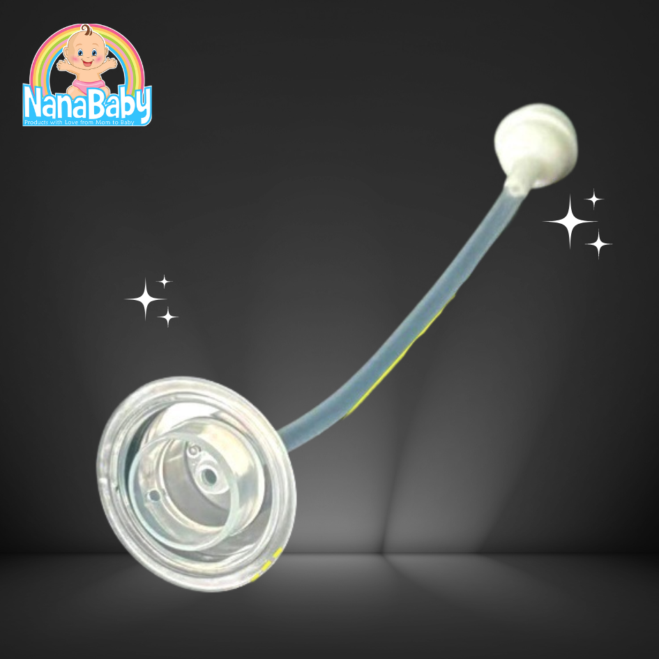 NanaBaby สายต่อจุกนม หลอดขวดนม คอมาตรฐาน(คอแคบ) ดูดสะดวก ไม่ต้องยกก้น กันสำลัก