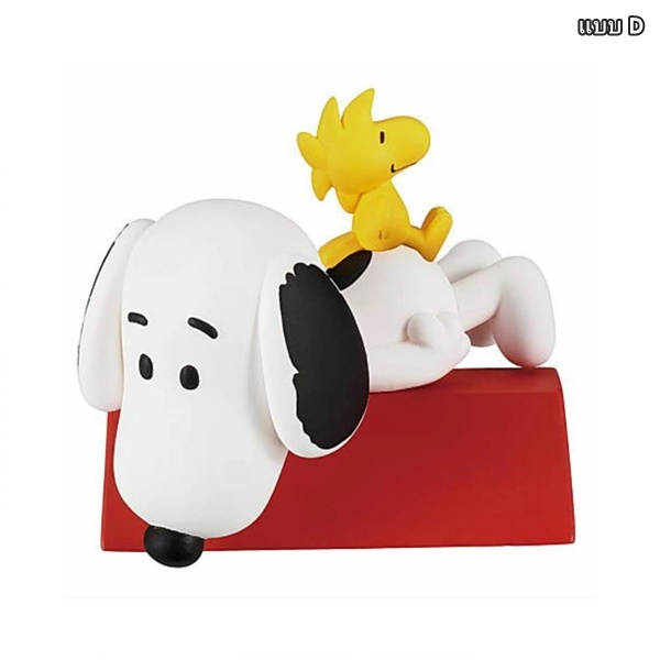 กาชาปองสนูปปี้ PEANUTS Snoopy & Woodstock Friendship Figures 2